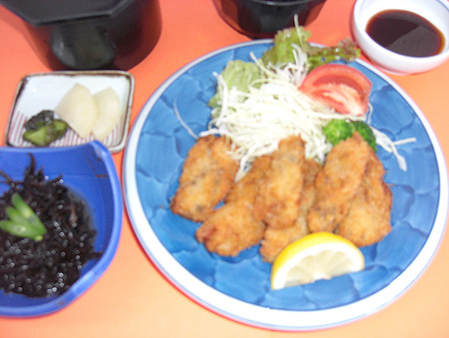 カキフライ定食(冬季)